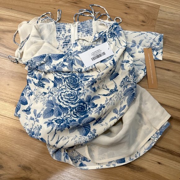 Reformation Kourtney Dress in Pompadour - Picture 6 of 12